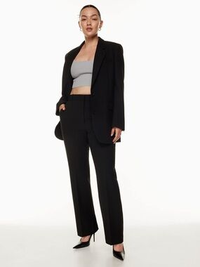 Babaton Aritzia  Publish Boot Cut Black Tailored Trousers EUC